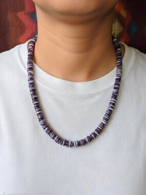 Natural Wampum Shell Necklace